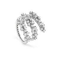 Ring Damiani Woman Mimosa in White Gold Diamante 1.15 Ct 20078477 - 20078477
